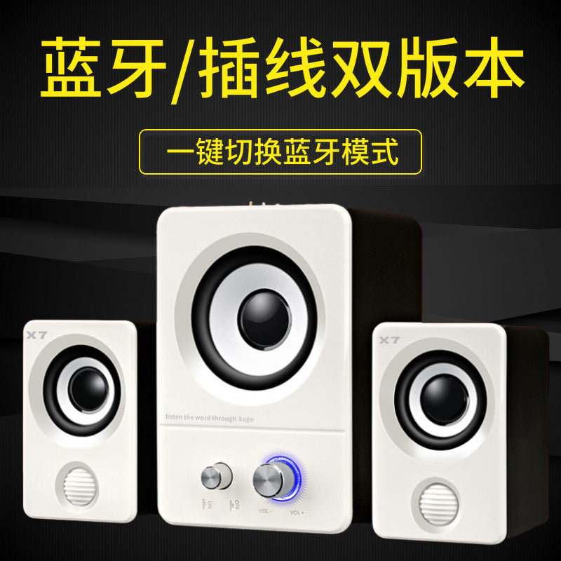 X7 laptop desktop computer audio multimedia small speaker mobile phone subwoofer mini speaker New Bluetooth