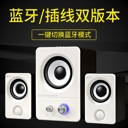 X7 laptop desktop computer audio multimedia small speaker mobile phone subwoofer mini speaker New Bluetooth