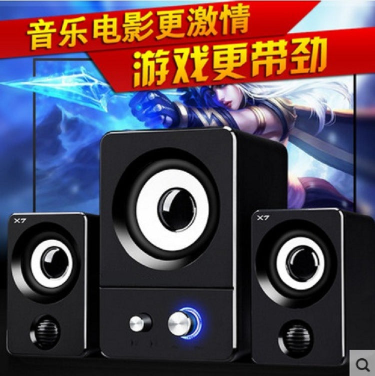 X7 laptop desktop computer audio multimedia small speaker mobile phone subwoofer mini speaker New Bluetooth