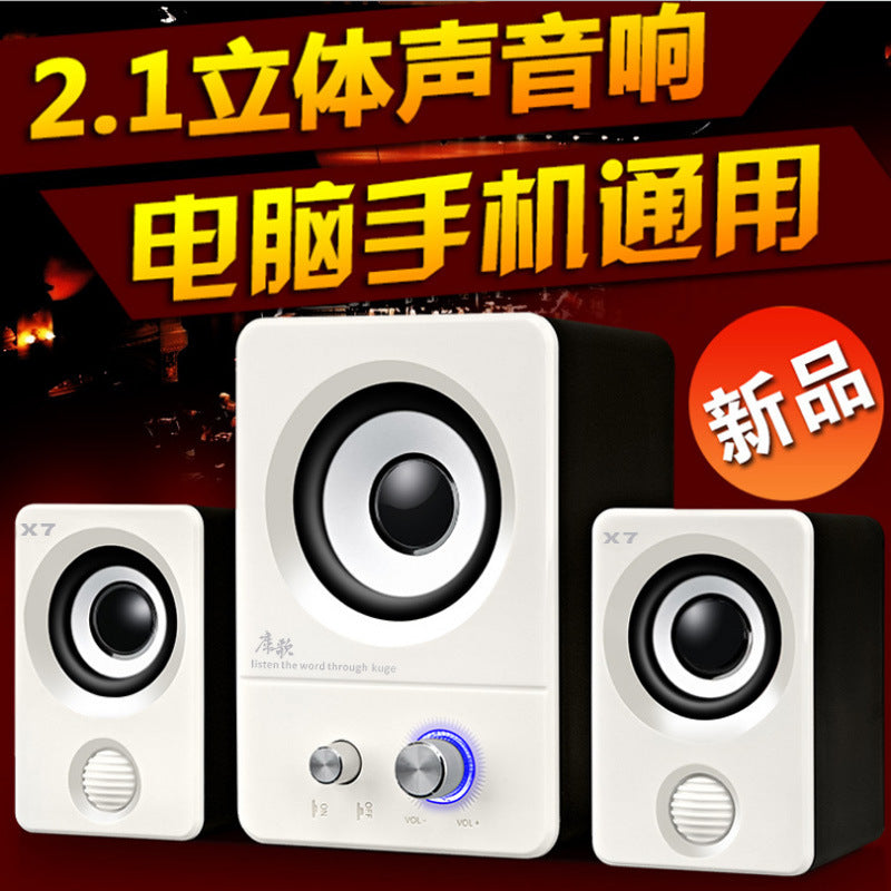 X7 laptop desktop computer audio multimedia small speaker mobile phone subwoofer mini speaker New Bluetooth