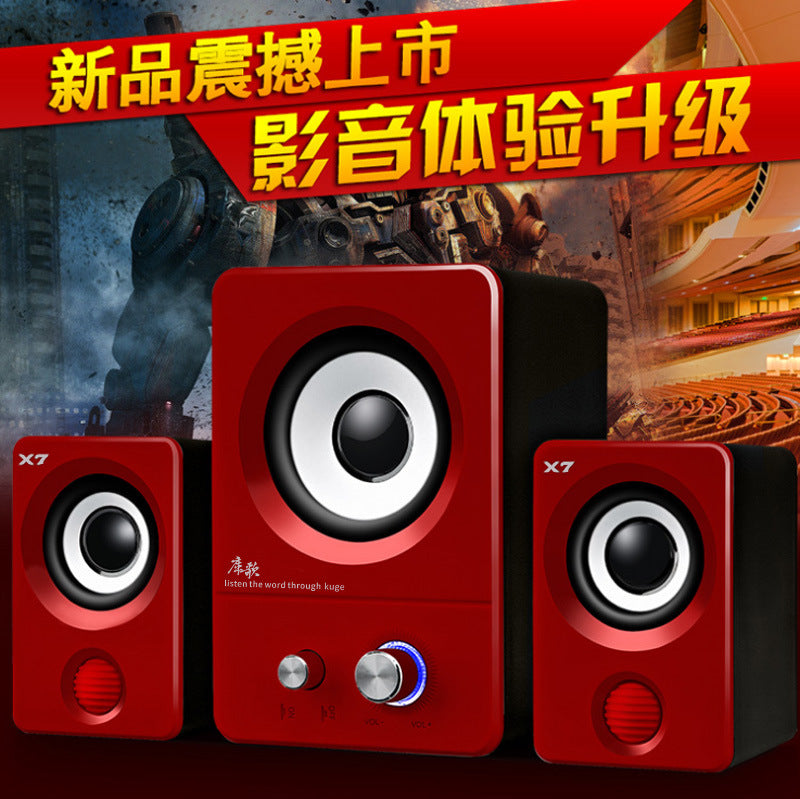 X7 laptop desktop computer audio multimedia small speaker mobile phone subwoofer mini speaker New Bluetooth