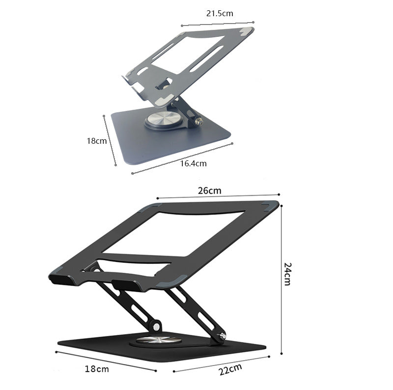 Cross-border Laptop Cooling Computer Bracket Foldable Lifting Multi-function Rotatable Portable Computer Bracket