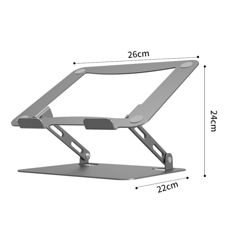 360-degree rotating folding computer notebook stand desktop lifting portable heat dissipation base notebook metal stand