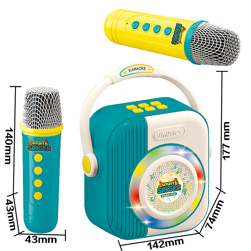 Microphone Microphone Audio Integrated Singing Home Karaoke Speaker Home Ktv Bluetooth Wireless Kidsren's Singing Toy