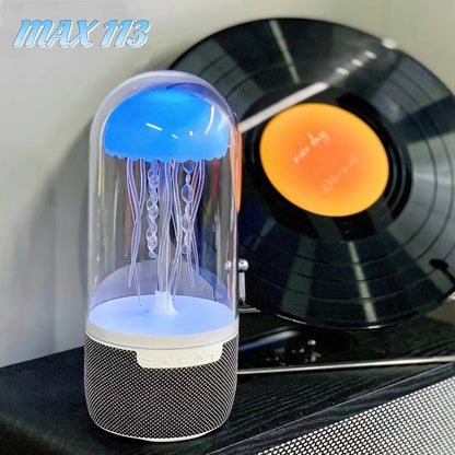 Cross-border new MAX113 jellyfish Bluetooth audio moves with the sound Bluetooth rhythm speaker desktop atmosphere light home