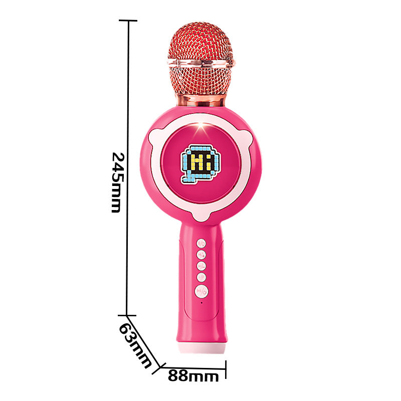 Microphone Microphone Audio Integrated Singing Home Karaoke Speaker Home Ktv Bluetooth Wireless Kidsren's Singing Toy