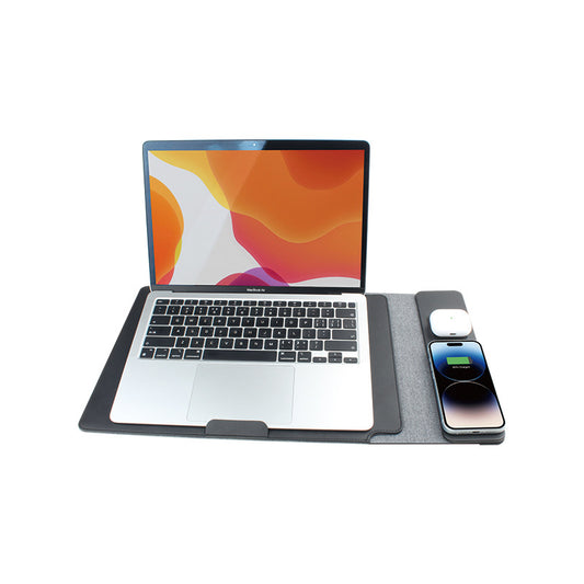 Wireless Charger Computer Bag Dual Charge Fashionable Apple Notebook Bag 15-16 Inch High Color Value Women's Handbag PU