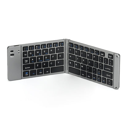 Wireless Bluetooth Folding Keyboard & Mouse Combo – Rechargeable Multi-Device Keyboard for Phone, Tablet & Laptop