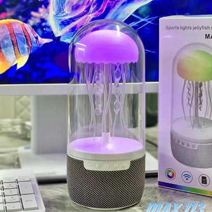 Cross-border new MAX113 jellyfish Bluetooth audio moves with the sound Bluetooth rhythm speaker desktop atmosphere light home