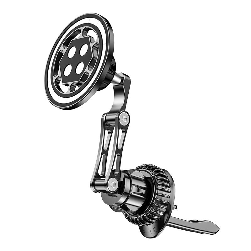 Magsafe Magnetic Mobile Phone Strong Magnetic Car Holder Telescopic Snap-On Car Air Outlet Navigation Holder Wholesale