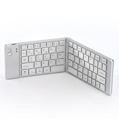 Wireless Bluetooth Folding Keyboard & Mouse Combo – Rechargeable Multi-Device Keyboard for Phone, Tablet & Laptop
