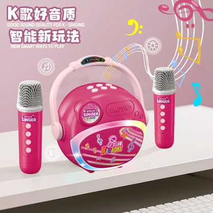 Microphone Microphone Audio Integrated Singing Home Karaoke Speaker Home Ktv Bluetooth Wireless Kidsren's Singing Toy