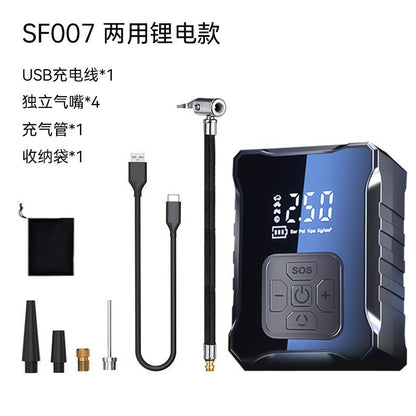 Car Air Pump Portable Car Air Pump High Power Electric Tire Air Pump Multi-Function Air Pump