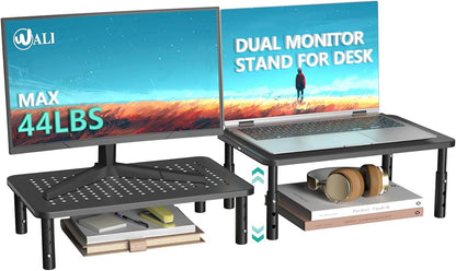 Cross-Border Monitor Computer Stand, Adjustable Height Laptop Desktop Base, Storage Rack, Height-Increasing Stand