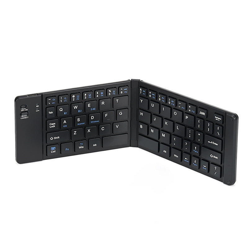Wireless Bluetooth Folding Keyboard & Mouse Combo – Rechargeable Multi-Device Keyboard for Phone, Tablet & Laptop