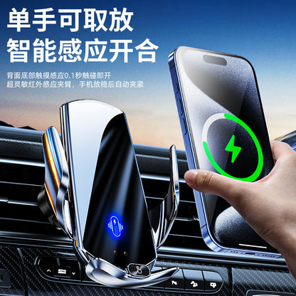 Cross-Border Wireless Charging Car Mount, Car Air Vent Phone Holder, Super Fast Charging Magnetic Car Phone Holder