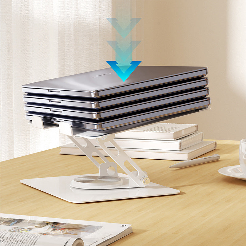 360-degree rotating folding computer notebook stand desktop lifting portable heat dissipation base notebook metal stand